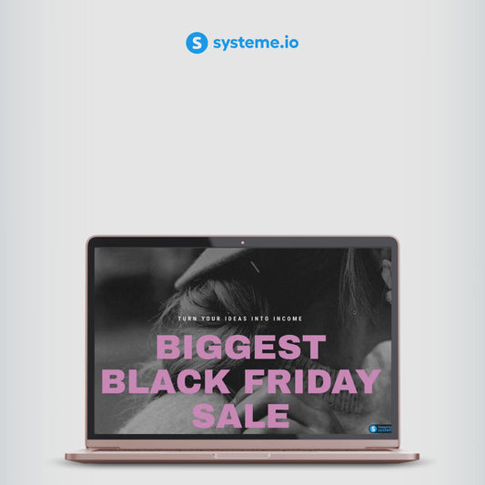 Bold Black Friday Systeme.io Funnel Template